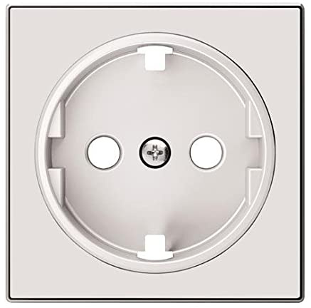 Niessen sky - Tapa base enchufe schuko toma tierra lateral cristal blanco