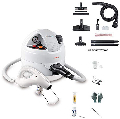 Punaise DE LIT - Traitement à la Vapeur sèche Punaise de lit - Cimex eradicator avec Le kit d'accessoire de Nettoyage et Le kit pour Le Nettoyage de vitre - 100% Écologique, sans Insecticide