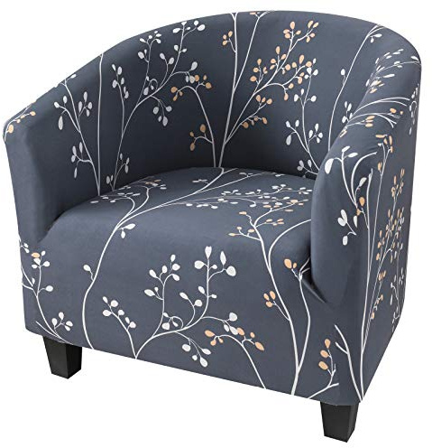 NILUOH Club Chair Slipcover Tub Chair Cover Stretch Armchair Covers Sofa Cover Furniture Protector for Living Room (04)
