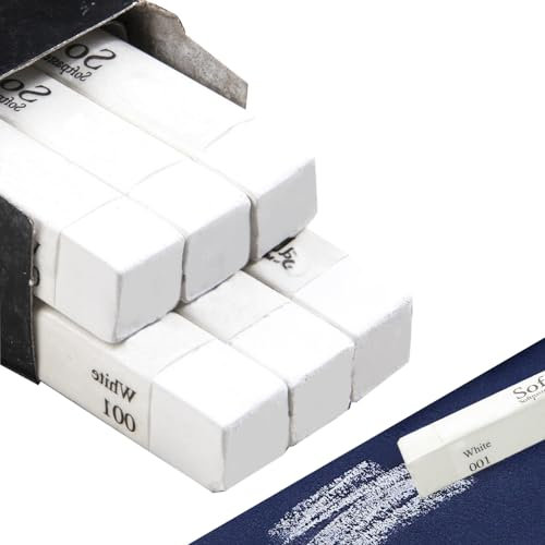 iNelihoo 6 Stück Weiche Pastellkreide Set ungiftig Künstler Quadratische Softpastellkreide Professionelle Weichpastell Buntstifte Einfarbig Zeichnung Soft Pastels für Anfänger Profis