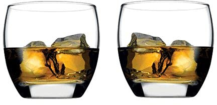 Topkapi 251.034 Belly Whisky Tumbler Gläser Set Casino - 2 Stück, ~350 ml
