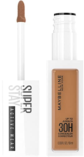 Maybelline Super Stay Liquid Concealer Makeup, Full Coverage Concealer, Up to 30 Hour Wear, Transfer Resistant, Natural Matte Finish, Oil-free, Available in 16 Shades, 45, 1 Count