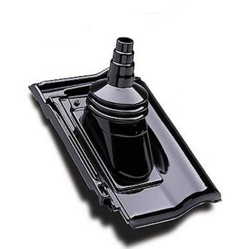 Fleck Antennenziegel PVC für Braas Harzer Pfanne Variante Farbe Braas matt granit