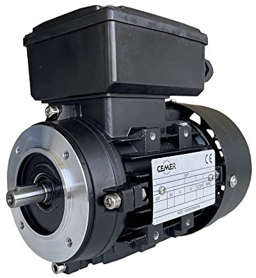 Elektromotor, einphasig, 3.000 U/min, 230 V, 3 kW/4 PS, Größe 100 l, Durchmesser der Achse: 28 mm, 160 mm, Höhe des Anlassers