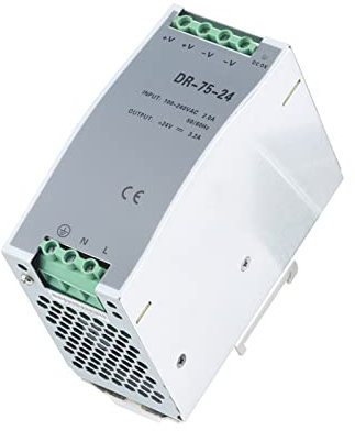 INFRI DR-75-24 Single Output DIN Rail Switching Power Supply 24v Voltage Transformer LED Display 75W