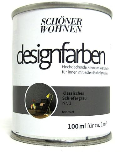 Designfarbe Klassisches Schiefergrau Nr.1 100 ml