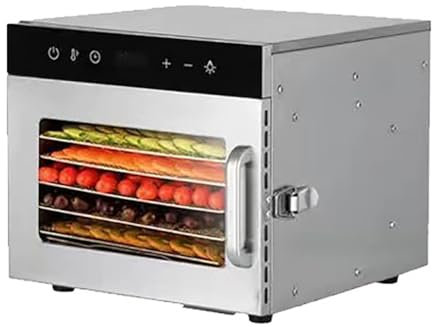 TT-YEC 400W Food Dehydrator, Food Dryer with Temperature Control, 24-Hour Timer, 6-10 Layers Stainless Steel Tray, Fruit, Mushroom Dehydrator, Food Dryer,8Th Floor