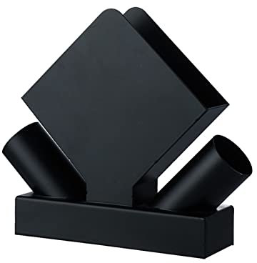 ZKALQECNF Tücherbox Kreativer Papierhandtuchhalter Aus Edelstahl for Restaurant, Hotel, Arbeitsplatte, Papierhandtuchhalter, Einfache Küche, KTV-Dekoration, Vertikaler Druckpapiersitz Taschentuchbox