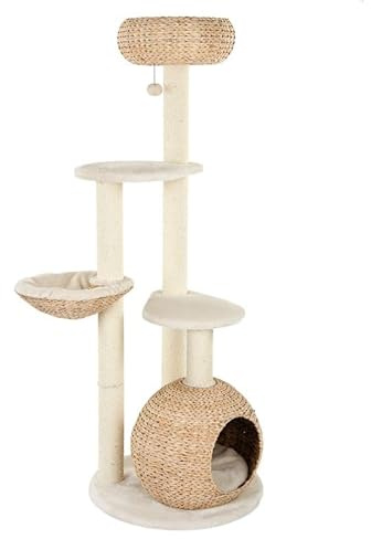 zooplus Laguna Arbre à chat en feuilles de jacinthe d'eau, longs troncs en sisal, hauteur : 160 cm