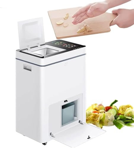 Kitchen Compost Bin, Smart Waste Kitchen Composter, Garbage Disposer Deodorizing Silent Induction Composting Machine, Electric Composter For Indoor/Outdoor,20L