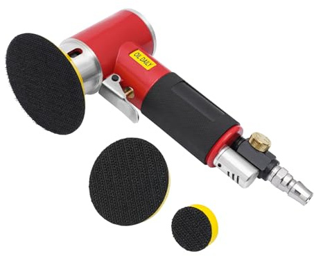 DSYOGX – Pneumatisk polermaskin, 10 000 rmp ‎Minipolering, excenterpolermaskin, tryckluftsslip för slipning, polering, slipning, finpolering, vaxning, glasering