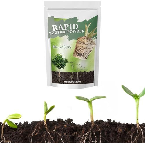100g Wurzelpulver für Stecklinge, Wurzelpulver für Sukkulenten, Bewurzelungspulver, Schnelle Wurzelbildung von Wachstumspulver, Wurzelbildung Puder,Stecklinghormone,Die Setzlinge Verpflanzen (Color 2)