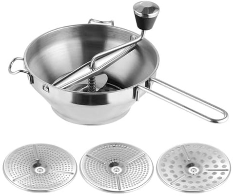 Alipis Presse-purée Manuel En Acier Inoxydable 27 Cm, Pilon à Aliments Robuste, Ustensile Polyvalent Pour Pommes De Terre Et Légumes, Outil Cuisine Pratique Pour Usage Quotidien