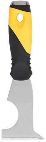 Couteau à mastic multifonctionnel, outil de grattoir, lame épaissie, dissolvant de peinture en acier inoxydable avec poignée antidérapante pour l'entretien de la voiture, la (6,5 cm)