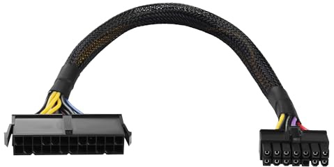 ELFJMZP Cavo adattatore da 24 pin a 14 pin ATX PSU da 18 AWG, compatibile con M92P/M93P/H530/Q77/B75 e ThinkServer TS140 per scheda madre (30 cm/11,8 in)