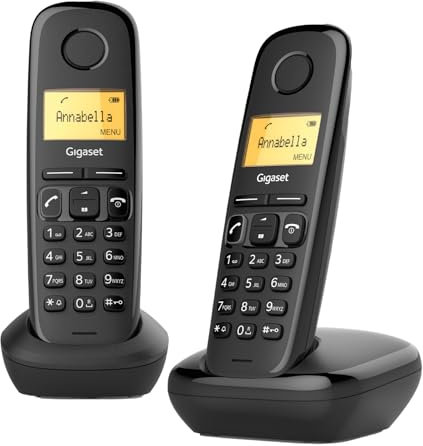 Gigaset A270 Duo Telefono DECT Nero Identificatore di chiamata [Versione spagnola]