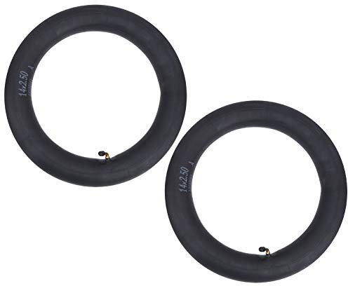 Alvinlite Schlauchreifen Fahrradschläuche Butylkautschuk mit Biegeventil Ersatz Fit 2 Stück(14inch)