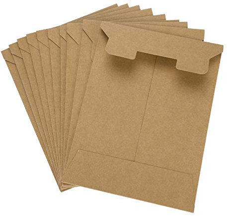 Dokumententasche A4 A5 Dokumentenmappe Kraftpapier Ordnungsmappe Pappe Ordner Mappe 10 Stück Aktenordner Set Brieftasche Papier Aktenmappe Dokumente Projektmappe Arbeitsmappe für Schule Büro Business