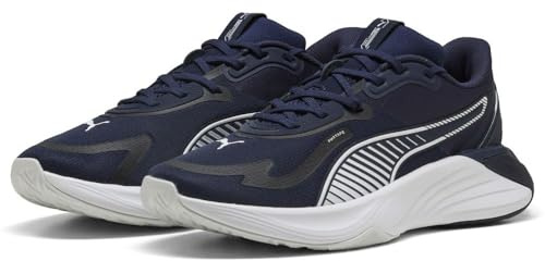 PUMA Blandad PWR Hybrid TR atletisk sko för alla sporter, Puma Navy PUMA vit fjäder grå, 36 EU