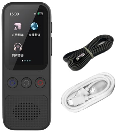 Tragbarer ligenter Sprachübersetzer S80 Sprachübersetzer 2-Zoll-Touchscreen Mehrere Funktionen für Geschäftliches Lernen