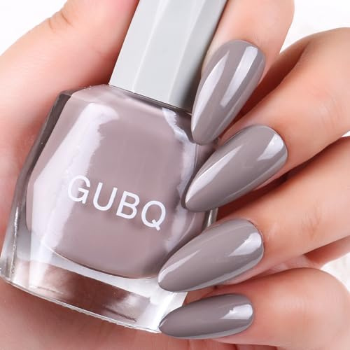 Major Dijit Schnelltrocknender Nagellack 12ml/0,42fl oz Hellgrauer Nagellack Langanhaltender Nagellack Effektive Nail Art für Salon-Nägel (40)