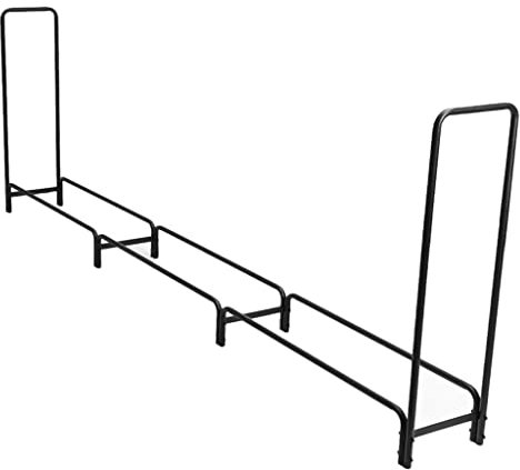 IUokLU Einfache Eisen schwarz brennholz Rack Hause Holz brennholz lagerung Regal dekorative abnehmbare,