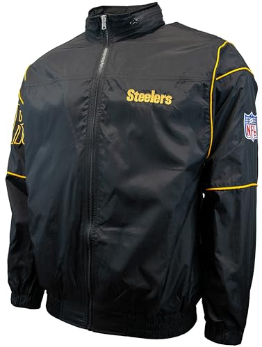 Mitchell & Ness NFL autentisk sidojacka, Pittsburgh Steelers, svart, L