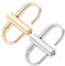 JEWEDECO Metal Buckles Bag Strap Adjustment Buckle Screw Fastening for Keychain Strap