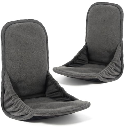 Oiomniv 2pcs Men's Reusable Incontinence Pads – Ultra Soft Fleece, Highly Absorbent, Leak-Proof, Washable Pads for Discreet Protection