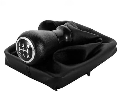 LIANGBAOS Pomos De Palanca De Cambios Pomo De Cambio De Marchas De 5 Velocidades Para Peugeot 207, 307, CC, 206 Y 406.(Type A)