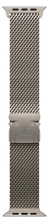 Apple Watch Band - Milanesisk loop - 49 mm - naturlig - L