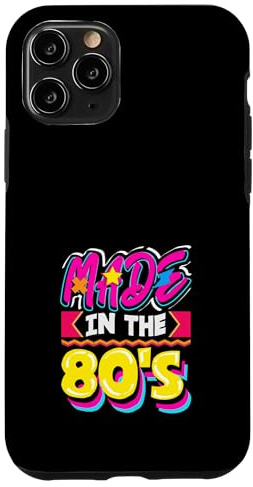 Boombox rétro rétro des années 80 fabriquée dans Les années 80 Coque pour iPhone 11 Pro