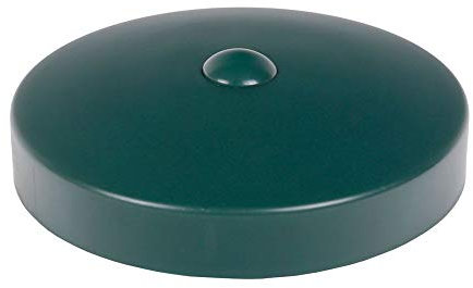 1 x PFOSTENKAPPE GRÜN RUND KUNSTSTOFF 121 MM