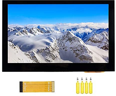 Waveshare 4.3 Zoll DSI LCD Touch Display für Raspberry Pi 4B/3B+/3A+/3B/2B/B+/A+ 800×480 IPS Bildschirm Kapazitiven Touchscreen Monitor MIPI-DSI-Schnittstelle