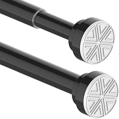 1Stück Kein Rost Duschvorhangstange Ausziehbar Edelstahl Duschstange ohne Bohren Teleskopstange für Badezimmer, Badewanne, Dusche, Türen 135-200CM
