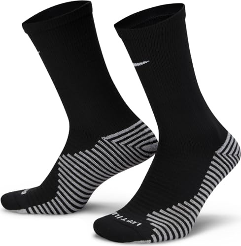Nike Mixte Chaussettes Strike Crew, Noir/Blanc, DH6620-010, M