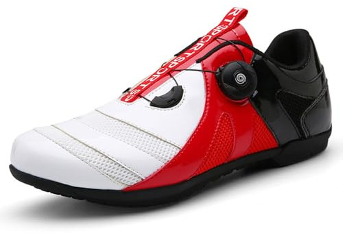 Treer Fahrradschuhe Herren Damen Rennradschuhe Silikon-Sohlen Schuhe Rennrad Schuhe Mountain Road Bikes Schuh Kompatibel Outdoor Radschuhe Fahrrad Indoor Spin 36 EU - 47 EU