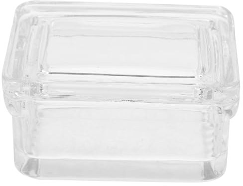 COSMEVIVI Transparentes Glas-färbegefäß Färbebehälter Für Objektträger Wiederverwendbar Mit Deckeldesign Für Forschung Und Experimente