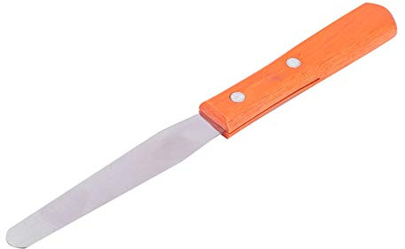 Spatola per Ceretta, Strumento Professionale per la Depilazione con Manico in Legno per Tutti i di Pelle, Facile da Usare, Manico Lungo 19,3 Cm, Applica la Cera in Modo