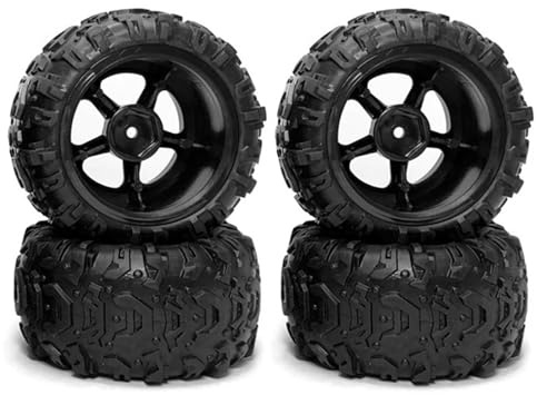 4Pcs Rubber Tire Wheel Tyre for DeeRc 9300 9310 for PXtoy 9300 9302 9303 9304 1/18 RC Car Spare Parts Accessories