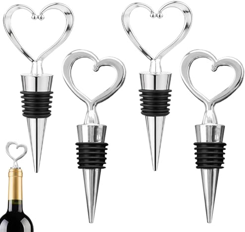 KASESSS 4 Stück Sektverschluss, Bierflaschenverschluss, Flaschenverschluss Bierflaschen Wiederverwendbar, Sektflaschenverschluss Auslaufsicher Hält Frisch, Weinflaschenverschluss für Champagner Bier