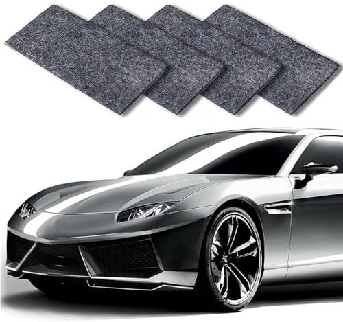HSLPSM 4 Stück Nano Sparkle Tuch, Auto Kratzer Original, 2026 Poliertuch Auto, Car Scratch Remover, Kratzer Entfernen Reparatur, Scratches Tücher, für Reparatur von leichten Kratzfarben Lackpflege