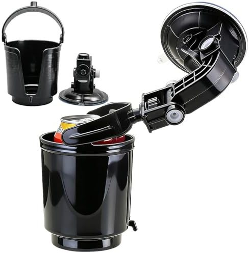 VGECEE Auto Getränkehalter Saugnapf 2 Stück Flaschenhalter Auto Dosenhalter | Becherhalter Saugnapf, KFZ Getränkehalterung, Verstellbarer KFZ Getränkehalter Adapter, für Boot Kajak Surfbrett Wohnmobil