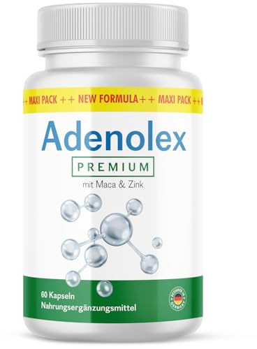 Adenolex Premium Kapseln | für mehr Leidenschaft | mit L-Arginin, L-Citrullin und Maca | 60 Kapseln Inhalt