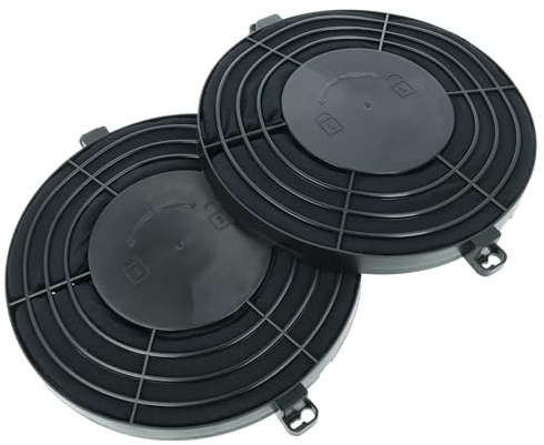 vhbw 2x Filtres à charbon actif compatible avec Ikea Lagan 203.889.67, PRF0145884, UDDEN, PRF0145885 hotte aspirante - 25,5 cm