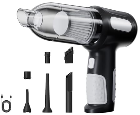 LUYSNDFG Aspirateur Voiture pour Lexus IS300h/ES-300h/LS 500h/RC 300h F/RC F/LC 500h, Aspirateur à Main sans Fil Aspirateur de Voiture Puissant pour Voiture Maison et Bureau Poils d'animaux,A Black