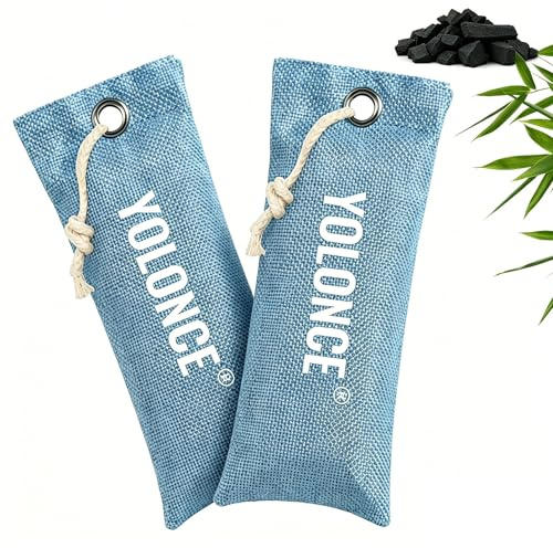 2 Pezzi Sacchetti Deodoranti Per Scarpe,Sacchetto Carbone Di Bambù Antiodore,Carbone Attivo Antiodore Scarpe,Neutralizza Cattivi Odori,Per Borse Sportive,Armadio,Auto,Bagno(Blu)