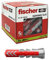 Fischer 20 Tasselli Duopower, 14 x 70 mm, per Muro pieno, Mattone Forato, Cartongesso, 538244