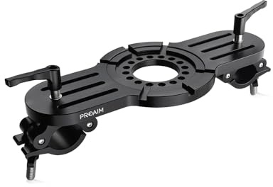 PROAIM Plaques de Connexion Mitchell pour caméras et têtes déportées. Pinces pivotantes à 360°. Plage de Serrage de 42 à 52 mm. Charge utile jusqu'à 50 kg (TC-MTCL-01).