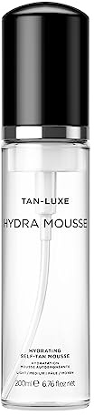 TAN-LUXE HYDRA-MOUSSE Selbstbräunungsmousse, mittelgroß (200 ml), selbstbräunende Hautpflege, tierversuchsfrei und vegan